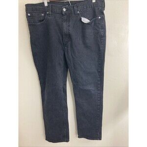 Levi’s 514 36x30 Mens Black Label Jeans Black Denim Straight Fit Pants
